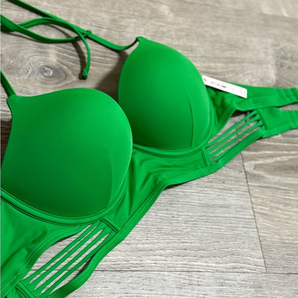 VS Archives Swim Bombshell Push-Up Longline Bikini Top